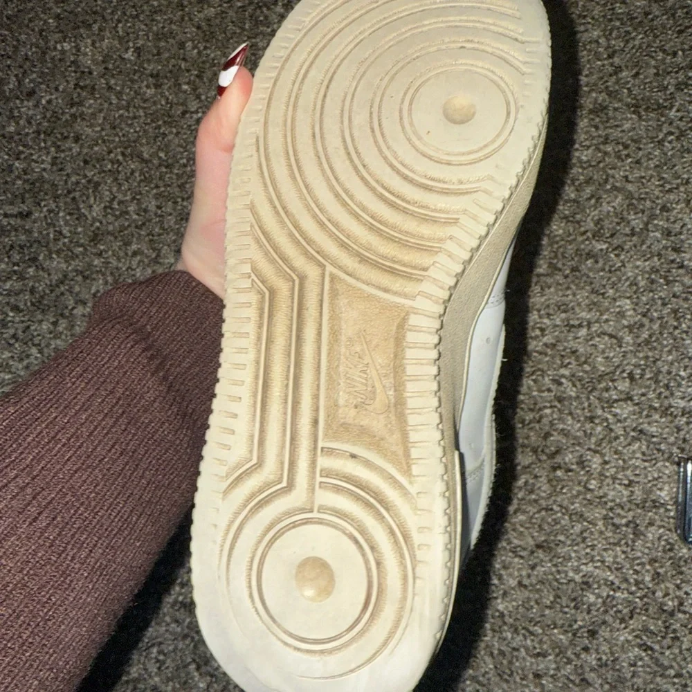 Nike White‎ and Gray Athletic Shoes